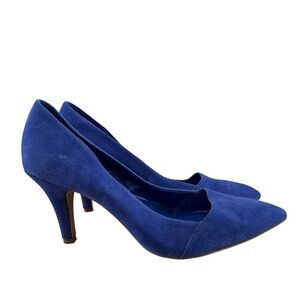 Metaphor Royal Blue Pointed Toe Heels 8